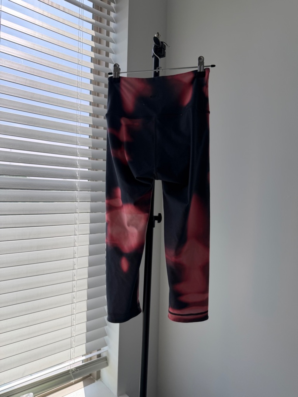 Peloton Black Leggings with Pink Accents